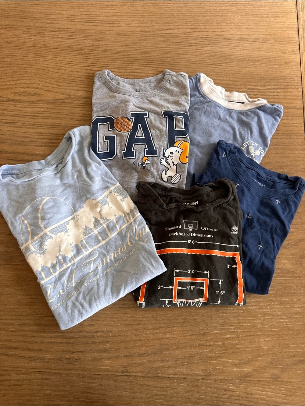 Gap Old Navy Boys T-Shirt Bundle 5 Pc Size M 8 Graphic Tees